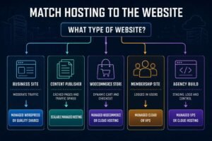 Complete guide to WordPress hosting decision flowchart for business websites | Pixels Crab
